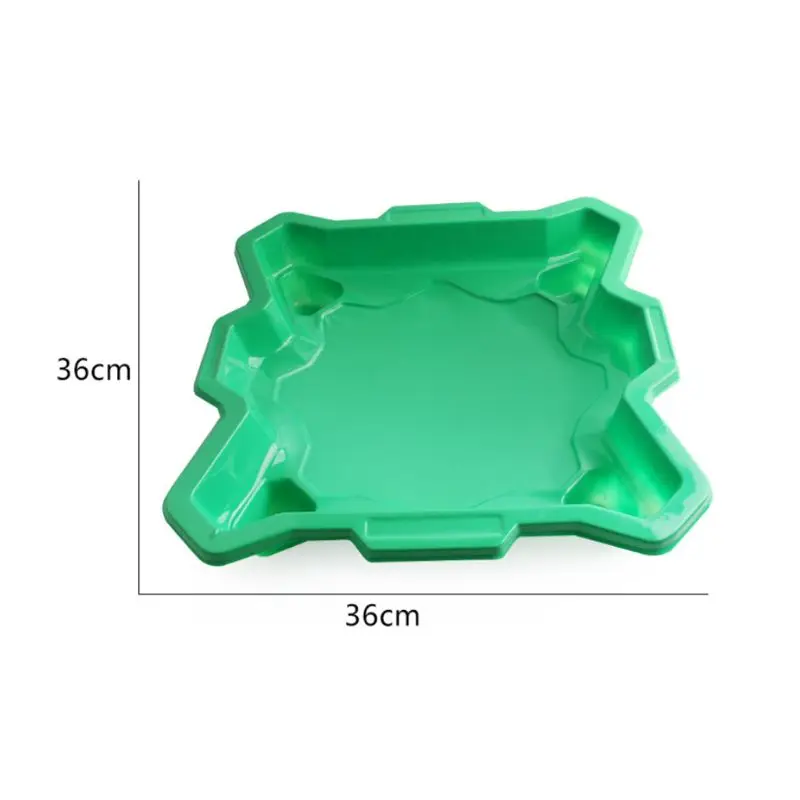Premium New 1Pc Green Gyro Battle Disc Arena Plastic Gyro Plate Toy for Kids Children Intelligent Educational Toy Accessories