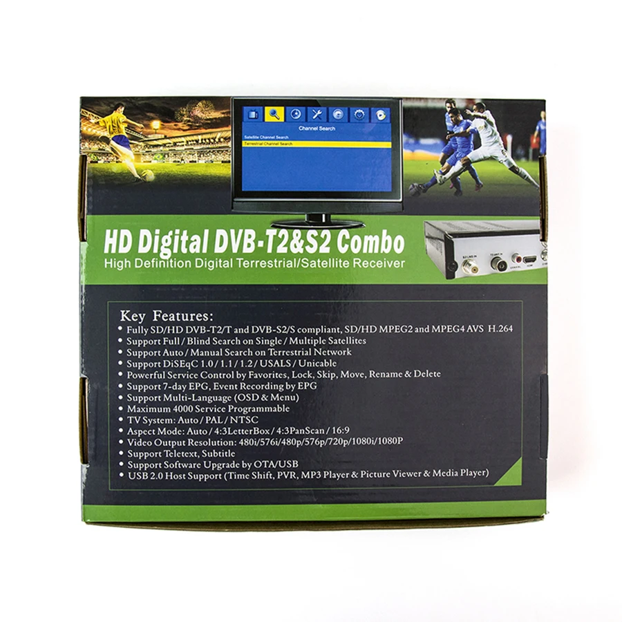 DVB-T2 DVB-S2 HD цифровой наземный спутниковый ТВ приемник комбо DVB S2 H.264 MPEG-4 Full HD 1080P ТВ-тюнер воздушная телеприставка