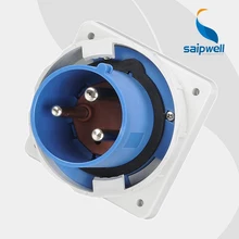 125A 230 V 3 P(Американская классификация проводов 2р+ E) стойкость к атмосферным воздействиям промышленное электрооборудование: Мужской Разъем настенный брызг IP67 RU/IEC 60309-2 типа SP3665