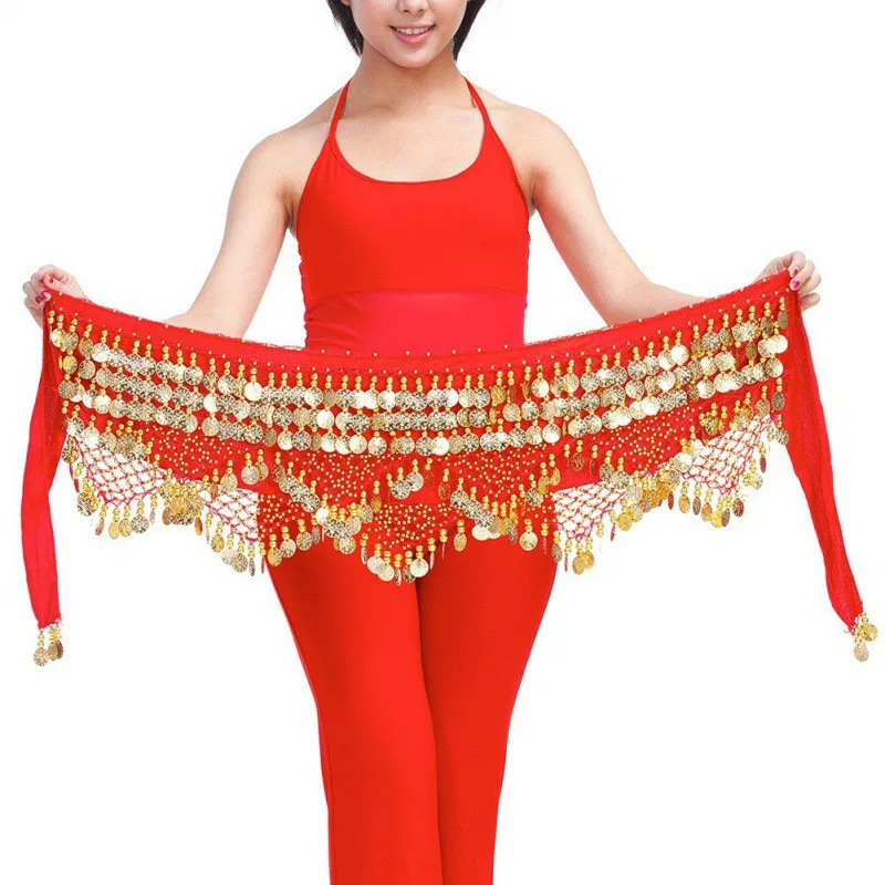 Лидер продаж модные дешевые Для женщин танца живота набедренные повязки для танца живота Танцы талии Ремни в продаже Для женщин Танцы одежда