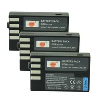 DSTE 3 шт. D-LI109 Перезаряжаемые Батарея для Pentax K-30 K-R K-50 K-500 цифровой Камера
