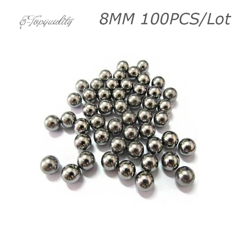100pcs/Lot 5/16" 8mm Steel Balls Hunting Slingshot Stainless Steel Slingshot Balls Wholesalein