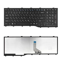 For Fujitsu AH532 A532 N532 NH532 RU Russian Black laptop keyboard with black frame