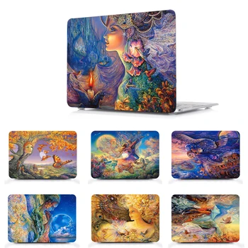 

Pattern printing Laptop Case Cover+keyboard cover For Apple MacBook Air 11 13 inch 2019 New Pro Retina 12" 13" 15" Touch Bar