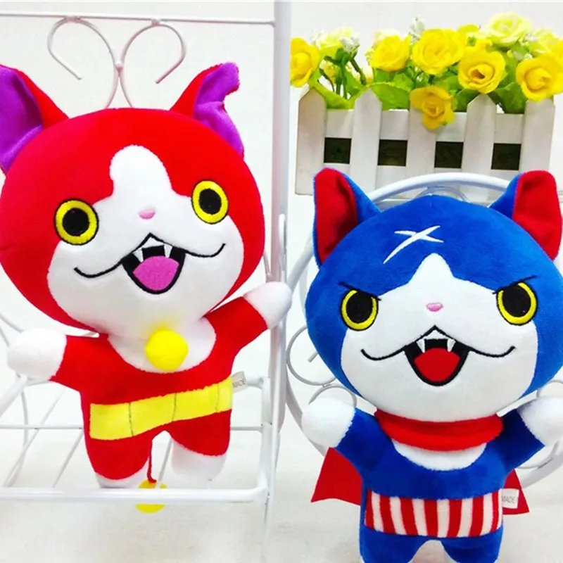 Yokai Watch Toys Anime Yo Kai Montre Peluche плюшевые игрушки игра Кот Неко мягкие куклы Детский