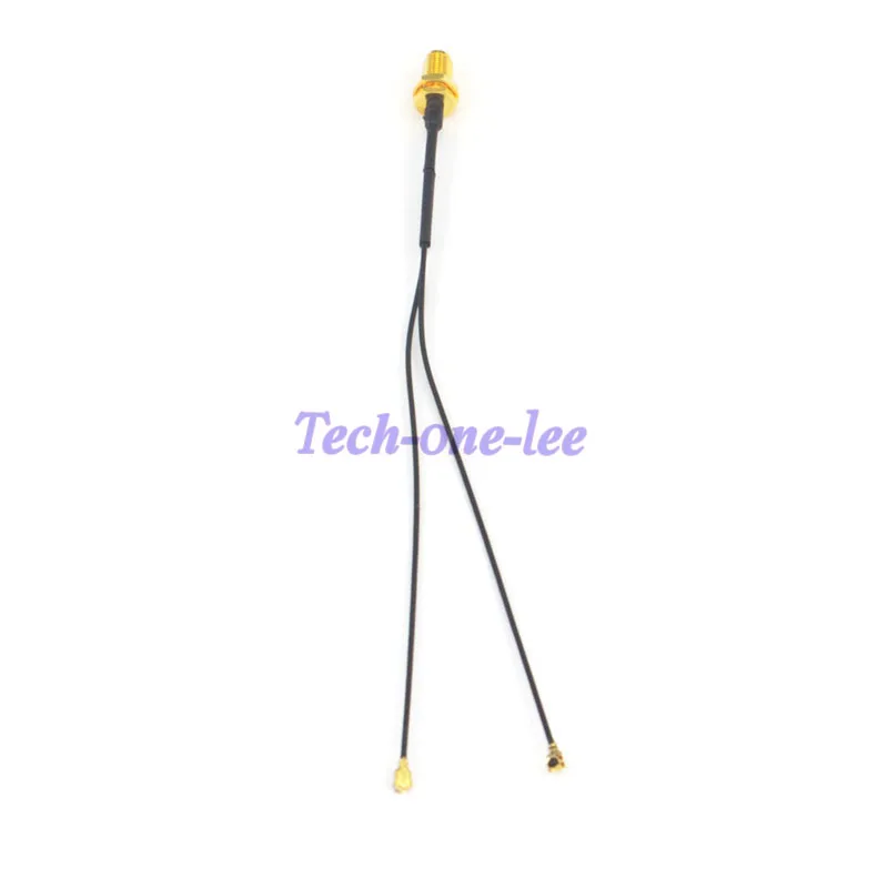 imágenes para 2 unids/lote 2 Mini PCI U. FL a SMA hembra conector de Antena WiFi Pigtail Cable IPX a SMA Jack Adaptador de Cable de Extensión 15 cm imágenes para 2 unids/lote 2 Mini PCI U. FL a SMA hembra conector de Antena WiFi Pigtail Cable IPX a SMA Jack Adaptador de Cable de Extensión 15 cm