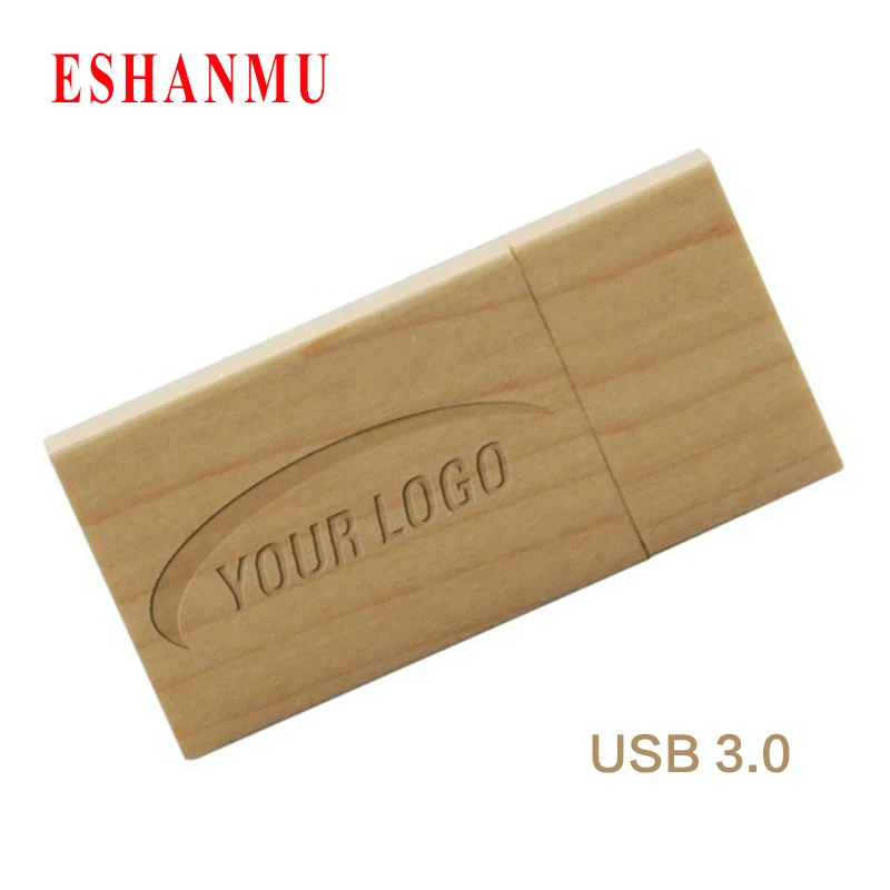 

Custom Logo Pendrive Card Usb Flash Drive Wood Pen Drive USB 3.0 Pen drive Capacity Disk On Key (Over 20 Pcs Free Logo)