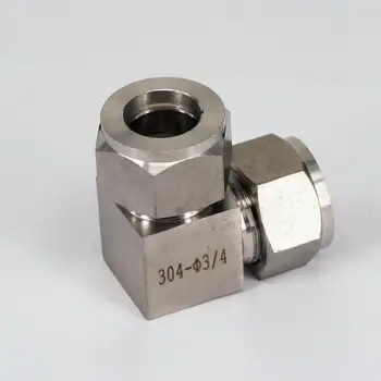 

Elbow 304 Stainless steel Fit 3/4" OD Tube Coupler Adapter Connector Compression fitting For Tubing