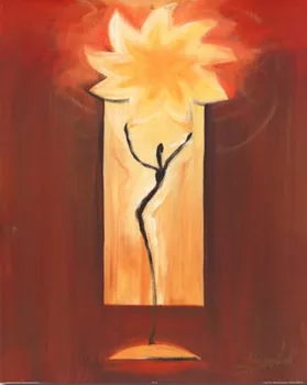 

Modern abstract art Sun Dance by Alfred Gockel oil painting canvas High quality Hand painted Home Decor Gift