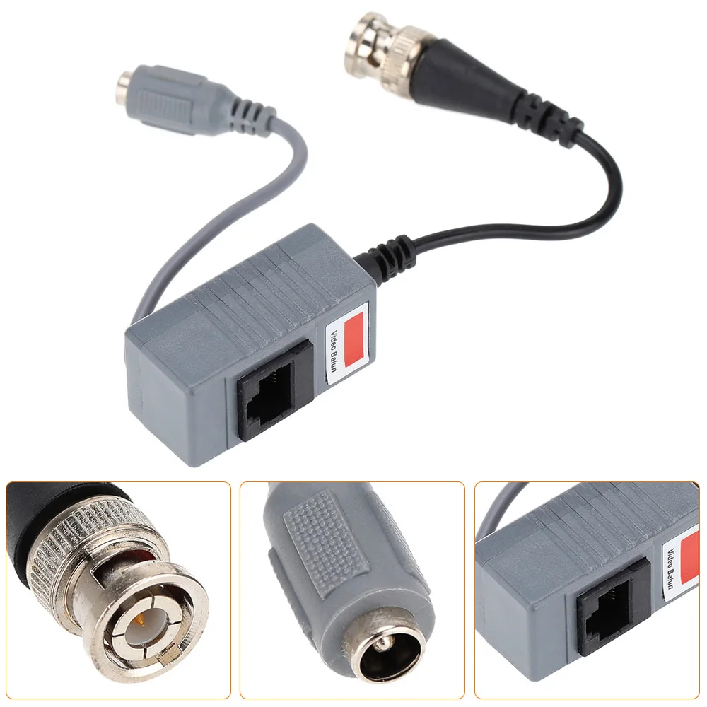 

CCTV Camera Video Balun Transceiver BNC UTP RJ45 Video and Power over CAT5/5E/6 Cable 2pcs/kit
