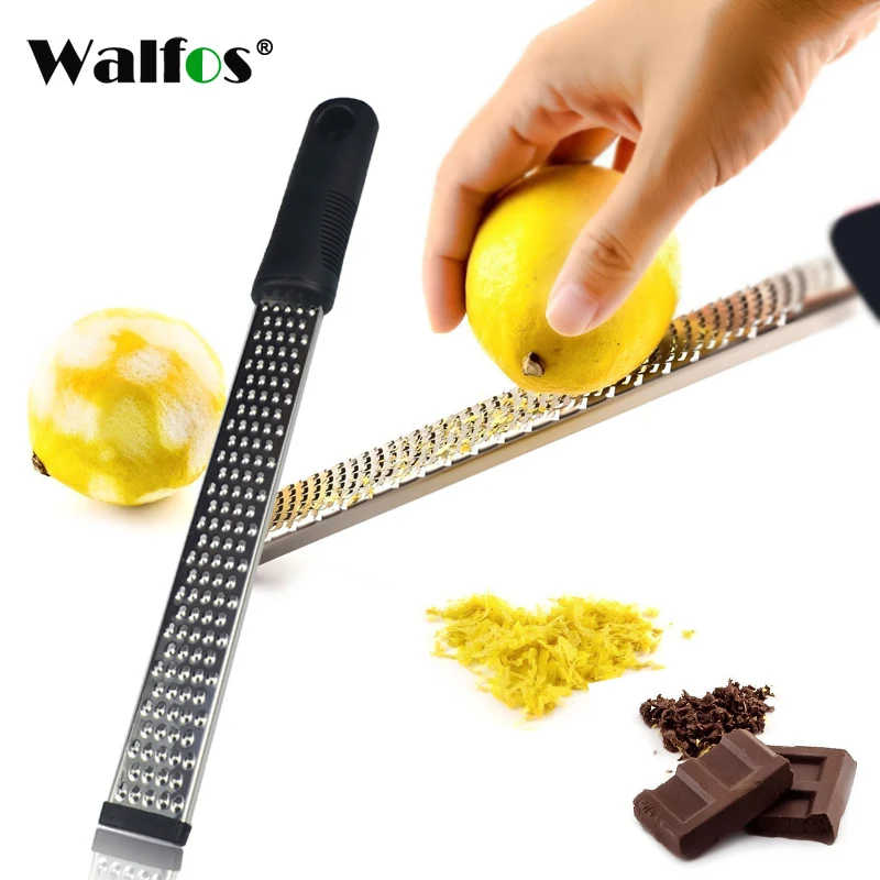 

New Multifunction Stainless Steel Lemon Zester Fruit Peeler Cheese Zester Microplane Grater Fruit Vegetable Tools & Kitchen