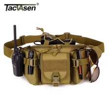 TACVASEN Военная поясная сумка Molle Сумка пояс петли сумки Мужская сумка на плечо Повседневная камуфляжная нейлоновая поясная сумка TD-SHZ-008