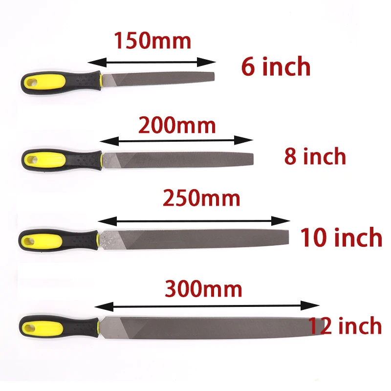 6 ''/8''/10 ''/12'' Высокоуглеродистая сталь дерево Рашпиль стальные напильники резьба плоский металлический Подшивка для деревообработки ремонт ремесло ручные инструменты