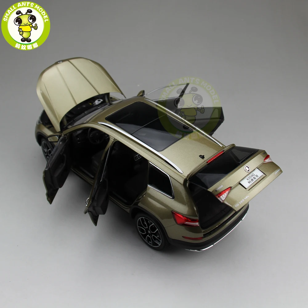 1/18 Skoda KODIAQ SUV литая модель металлическая модель автомобиля SUV Подарочная коллекция хобби золото