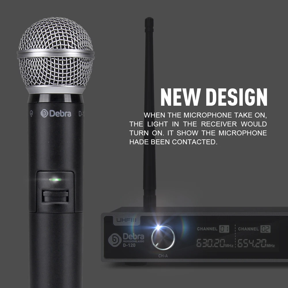 Debra audio D 120 UHF беспроводной микрофон системы с двойной микрофоны для professional performance