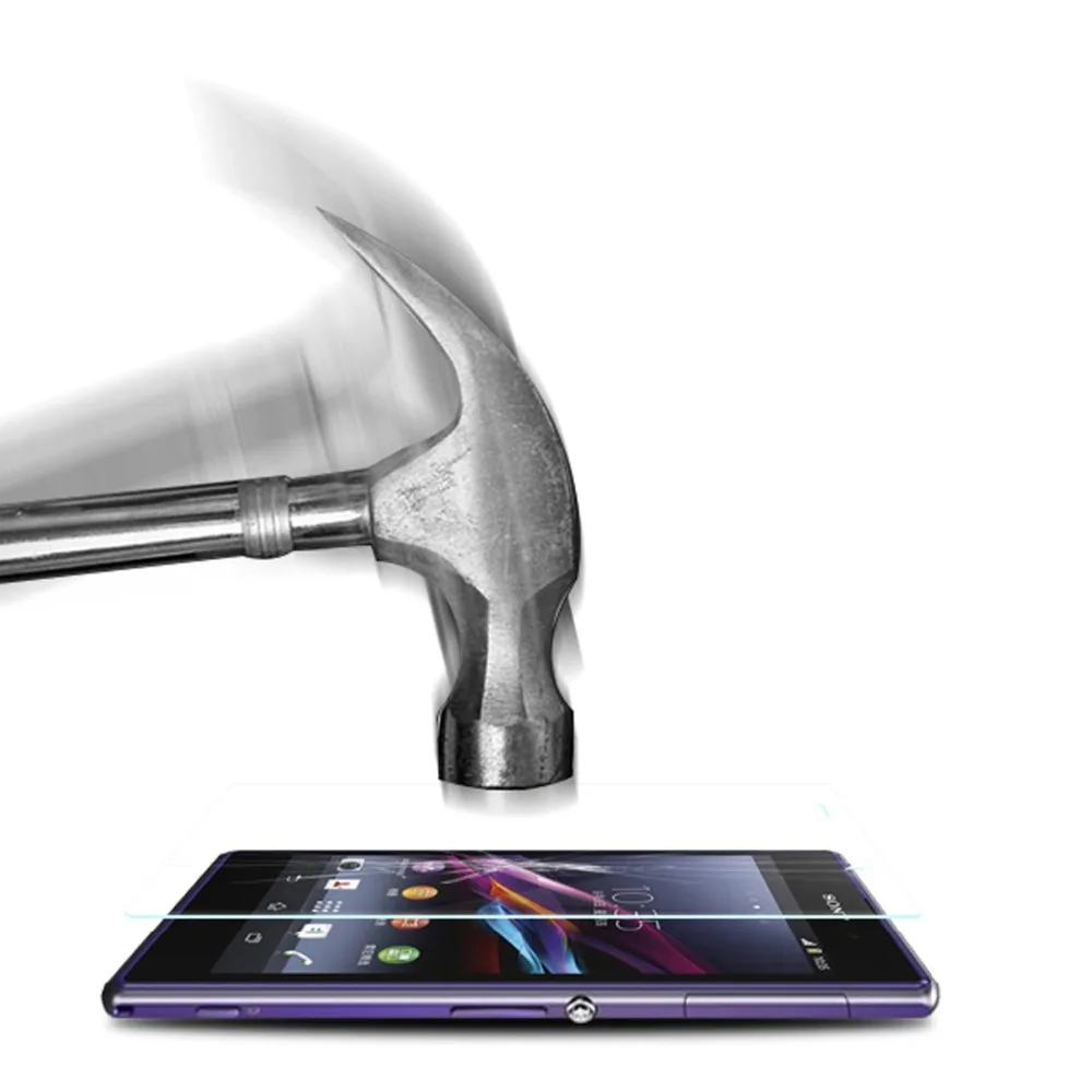 2.5D Premium Real Tempered Glass Film Screen Protector For Sony Xperia Z2 Free Shipping &amp Wholesales Brand New High Quality |
