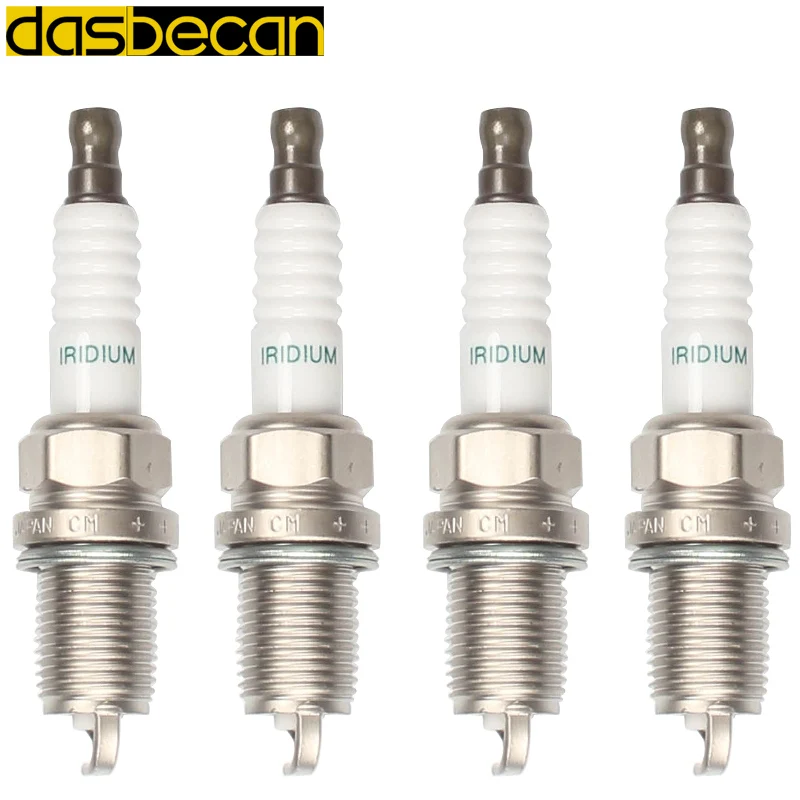 

Dasbecan 4 Pcs Iridium Spark Plug SK16HR11 90919 01233 For Toyota Carmy 2.4L