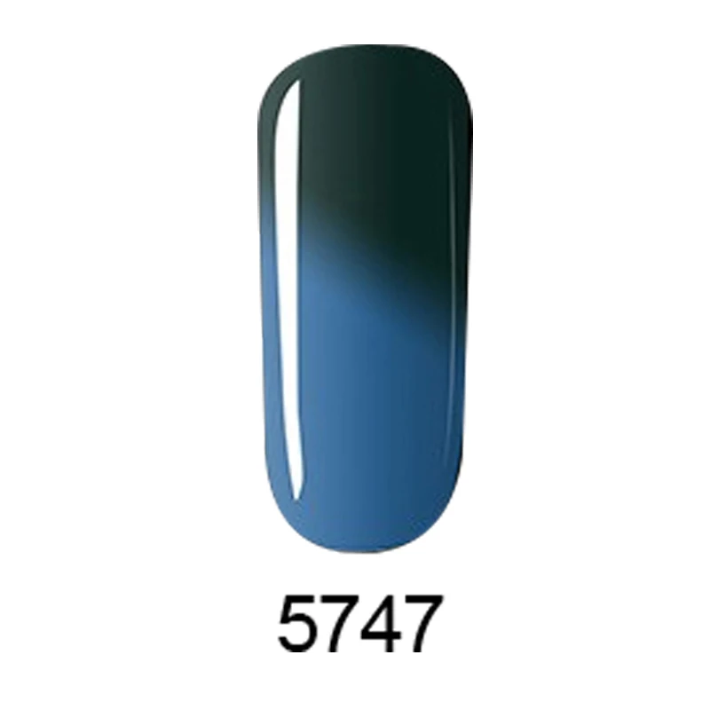 Профессиональный Гель-лак для ногтей с изменением температуры, цветной лак для маникюра, УФ-инструмент, термо-Гель-лак для ногтей - Цвет: 5747