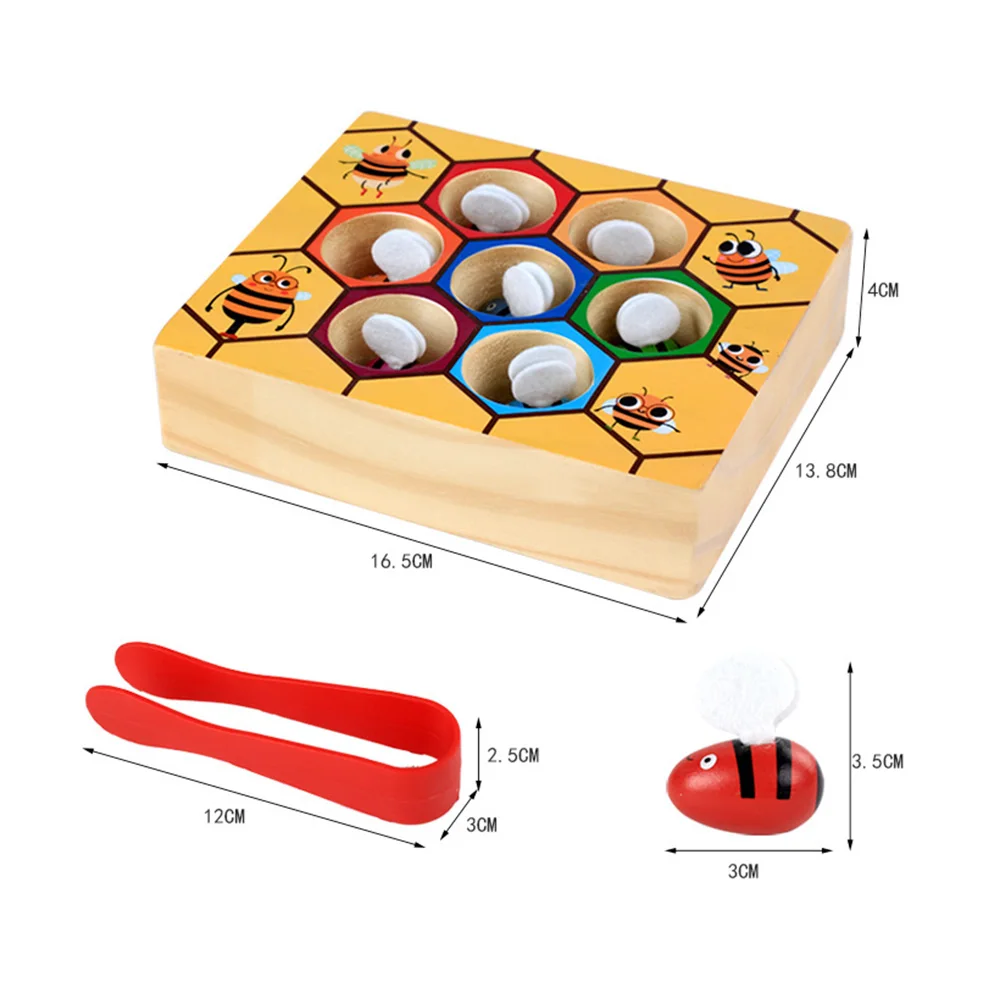 Blocks Toys beehive game Hive Board wooden 7 bees +clamp Early Childhood Education Building Early Balance Training baby fun toy Blocks Toys beehive game Hive Board wooden 7 bees +clamp Early Childhood Education Building Early Balance Training baby fun toy