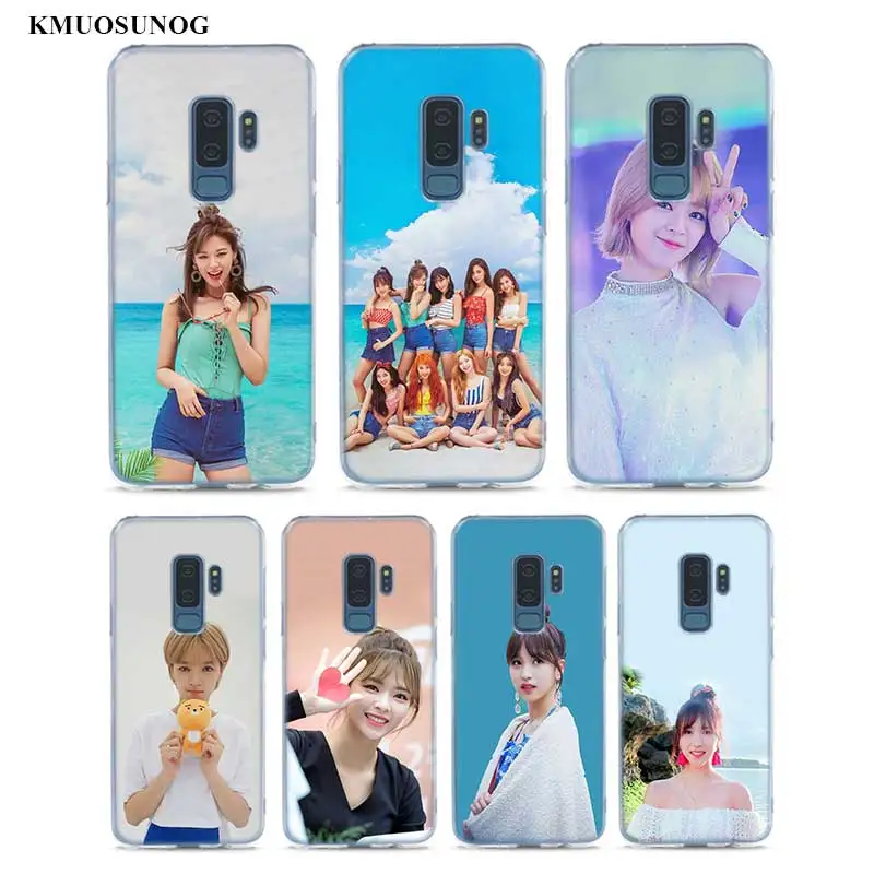 

Transparent Soft Silicone Phone Case Twice Kpop Girls Group For Samsung Galaxy S9 S8 Plus S7 S6 S5 Edge Note 9 8