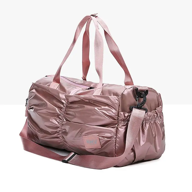 

High Quality Men Women Gym Sport Fitness Shoulder Bag Handbag Shoes Luggage PackShoulder Bags with Pocket and Shoes Compartment