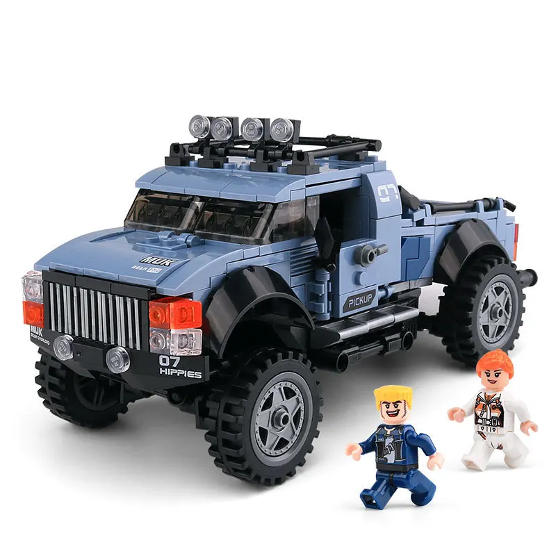 

Automobile Series Highest Quality Truck Assembling Spelling Insert Building Block Alpinia Oxyphylla Small Grain Toys XB03032