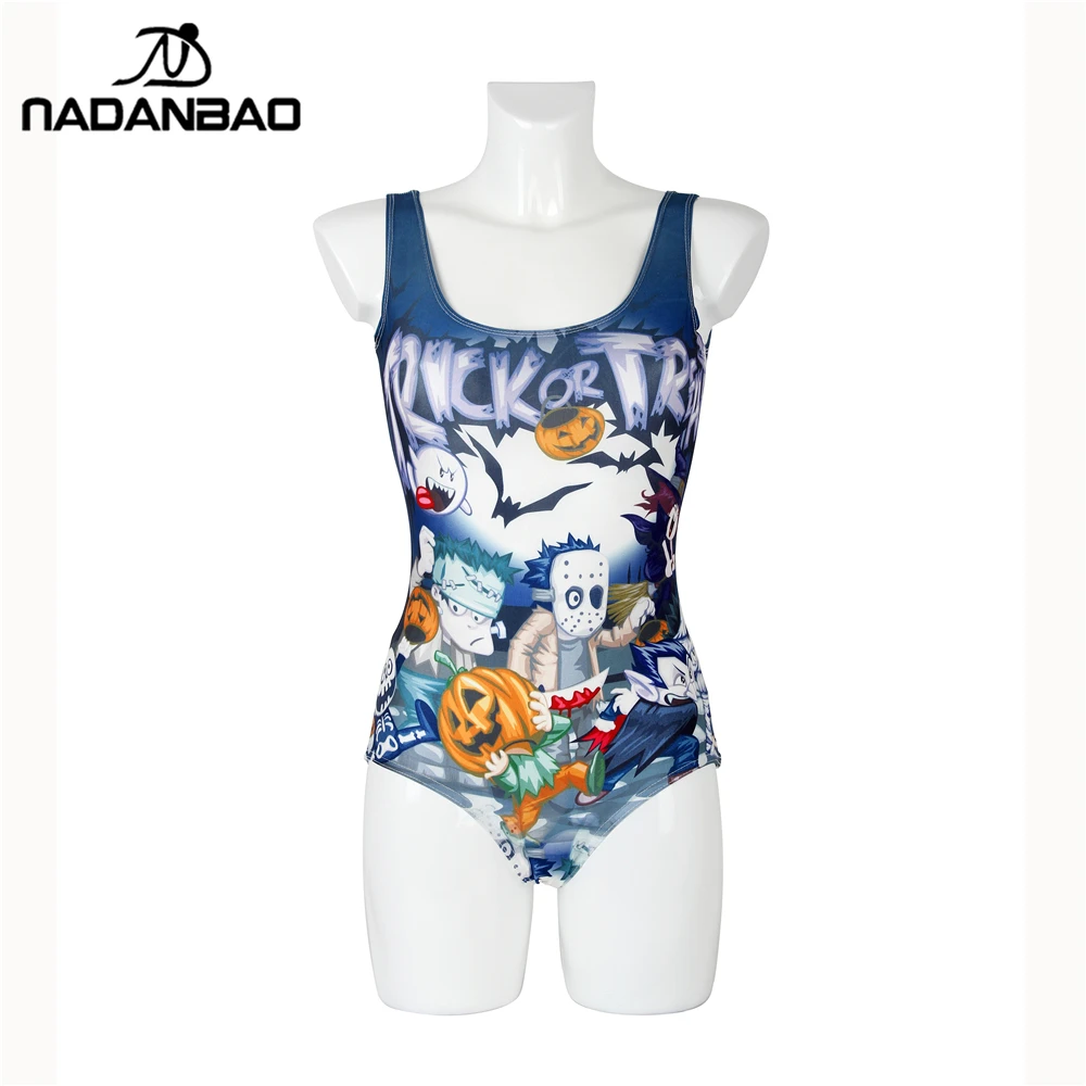 2017 brand bathing suit halloween 3d digital printed women swimwear beach wear sexy backless one piece - Halloween Swimsuit 2017 brand bathing suit halloween 3d digital printed women swimwear beach wear sexy backless one piece - Halloween Swimsuit