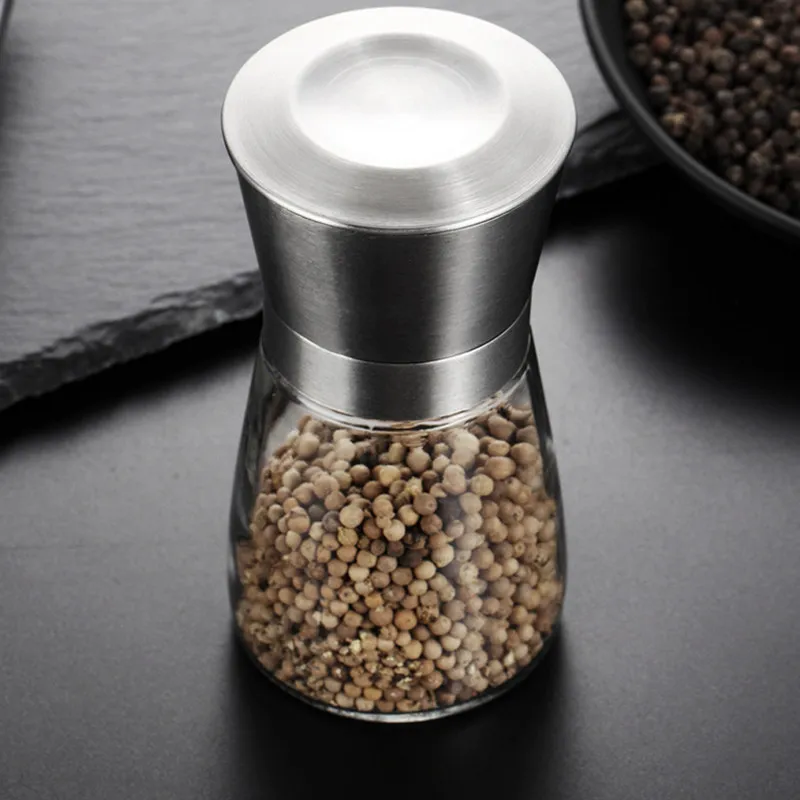 Kitchen Tools Pepper grinder Stainless steel ABS ceramic grinding core Kitchen tool salt and garlic pepper Kitchen accessories (6)