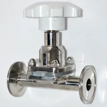 Высокое Quality45MM 1 — 3/4 » санитарный фитинг мембранный клапан зажим нержавеющая сталь SS SUS 316