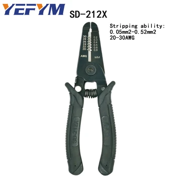 

SD-212X cutter stripper pliers srtipping capacity 0.05-0.52mm2 wire 20-30AWG professional level high precision hand tools