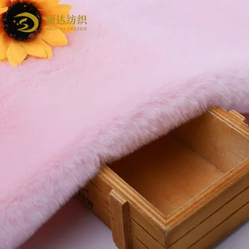 

Factory direct 800 grams multi-color matt rabbit fleece imitation rabbit hair Korean fleece plush toy fabric