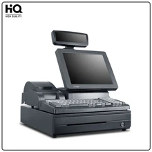 Cash Register Cash POS Machines XP system 800*600, plus 12-inch glass protection screen,DDR3-1G In memory,32G Solid State Drives