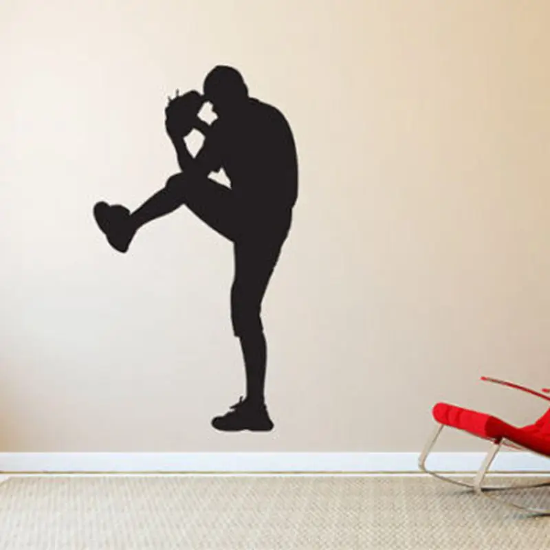 Dctal Baseball Car Windows Sticker Sports Decal Posters Vinyl Wall Decals Pegatina Decor Mural Baseball Sticker