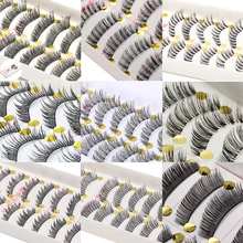 ICYCHEER, 10 пар, накладные ресницы, натуральные, длинные, ручной работы, Обнаженная, для макияжа, для невесты, фотостудии, грязные, выпуклые ресницы для наращивания ресниц