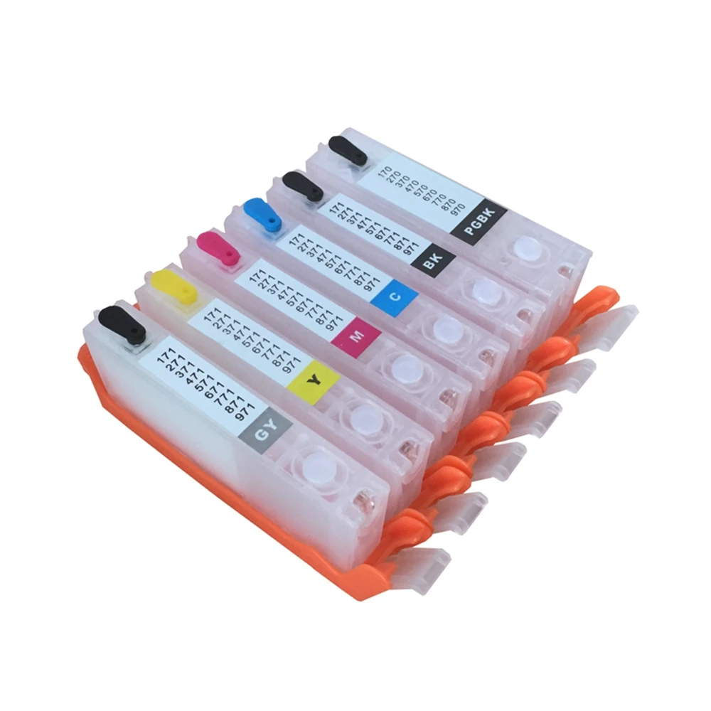 5/6 colors Refillable inkjet cartridge Compatible For CANON PIXMA MG5795 / MG5790 printer with