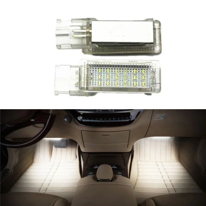 Для VW Golf 5/6 ЭОС Гольф плюс Джетта Passat CC EOS Scirocco Tourage Sharan светодиодный Car footwell