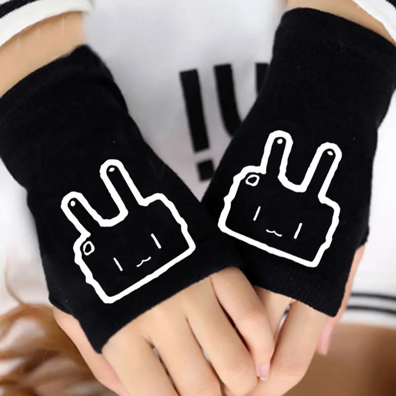 Мода девушки милые Вязание перчатки Kantai коллекция Shimakaze перчатки хлопчатобумажные вязаные перчатки зимние теплые варежки женский подарок