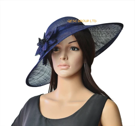 Large Sinamay Hat Fascinator Disc Saucer With Large Sinamay Hat Fascinator Disc Saucer With Flower Length 45cm Blush Pink Black Navy Blue Royal In Hair Accessories From Women S