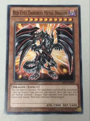 

SR02-EN009 Red-Eyes Darkness Metal Dragon 1st edition Mint YuGiOh Card