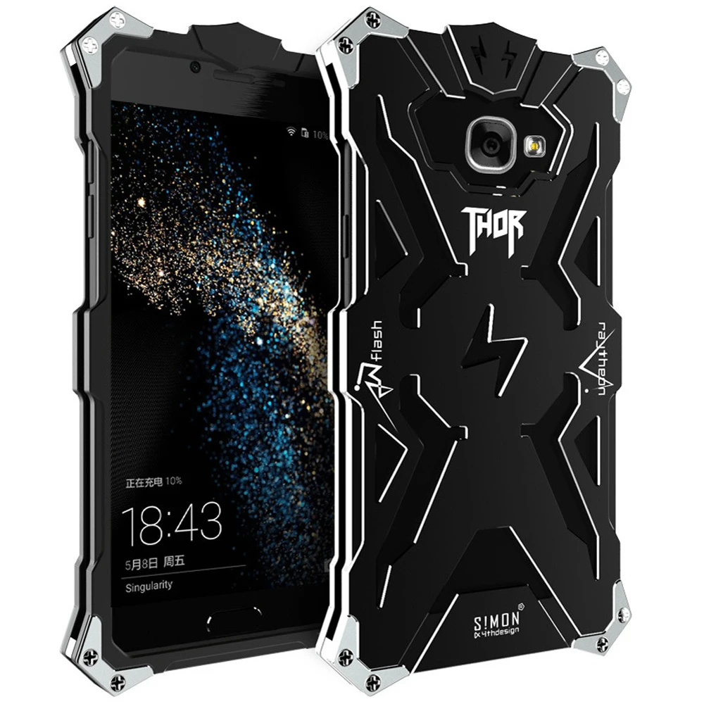 bilder für Für Samsung A5 A7 2017 Abdeckung Simon Zurück THOR IRONMAN stoßfest Metall Aluminium Rahmen antiklopf Telefon Fall Für galaxy A5 A7 bilder für Für Samsung A5 A7 2017 Abdeckung Simon Zurück THOR IRONMAN stoßfest Metall Aluminium Rahmen antiklopf Telefon Fall Für galaxy A5 A7