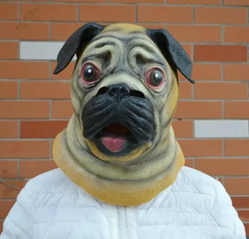 

Halloween Mask Prom Supplies Venice Mask Cartoon Animal Mask Sand Dog Mask Cute Dog Headset