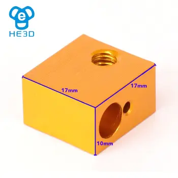 

1Pcs/2pcs/3pcs/5pcs brass heating block hot end DIY 3D printer part