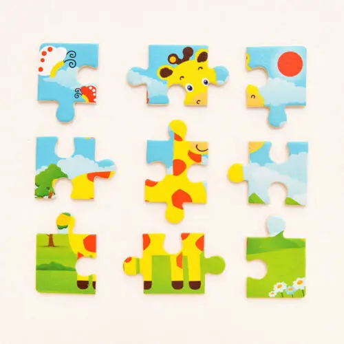 Развивающие детские игрушки 3D деревянная мозаика, анимированная Обучающие Детские игрушки развивающие игрушки, мозаика доска 2C17