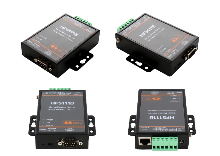 Сервер последовательных устройств HF5111B RS232/RS485/RS422 серия в Ethernet RTOS