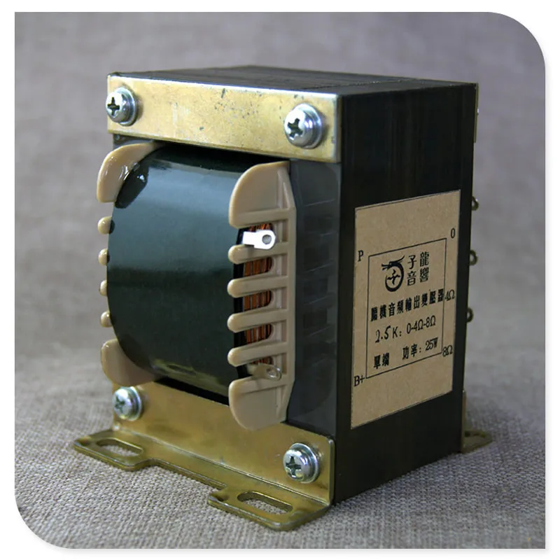

25W 3.3K input single-ended tube output transformer, suitable for 2A3 FU50 300B KT88, etc., 0-4-8 ohm, EI96*50