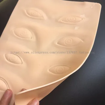 

5PCS 4D Semi Permanent Makeup Eyebrow Eye Eyeliner Tattoo Practice Fake Skin Microblading Make Up Training Tool