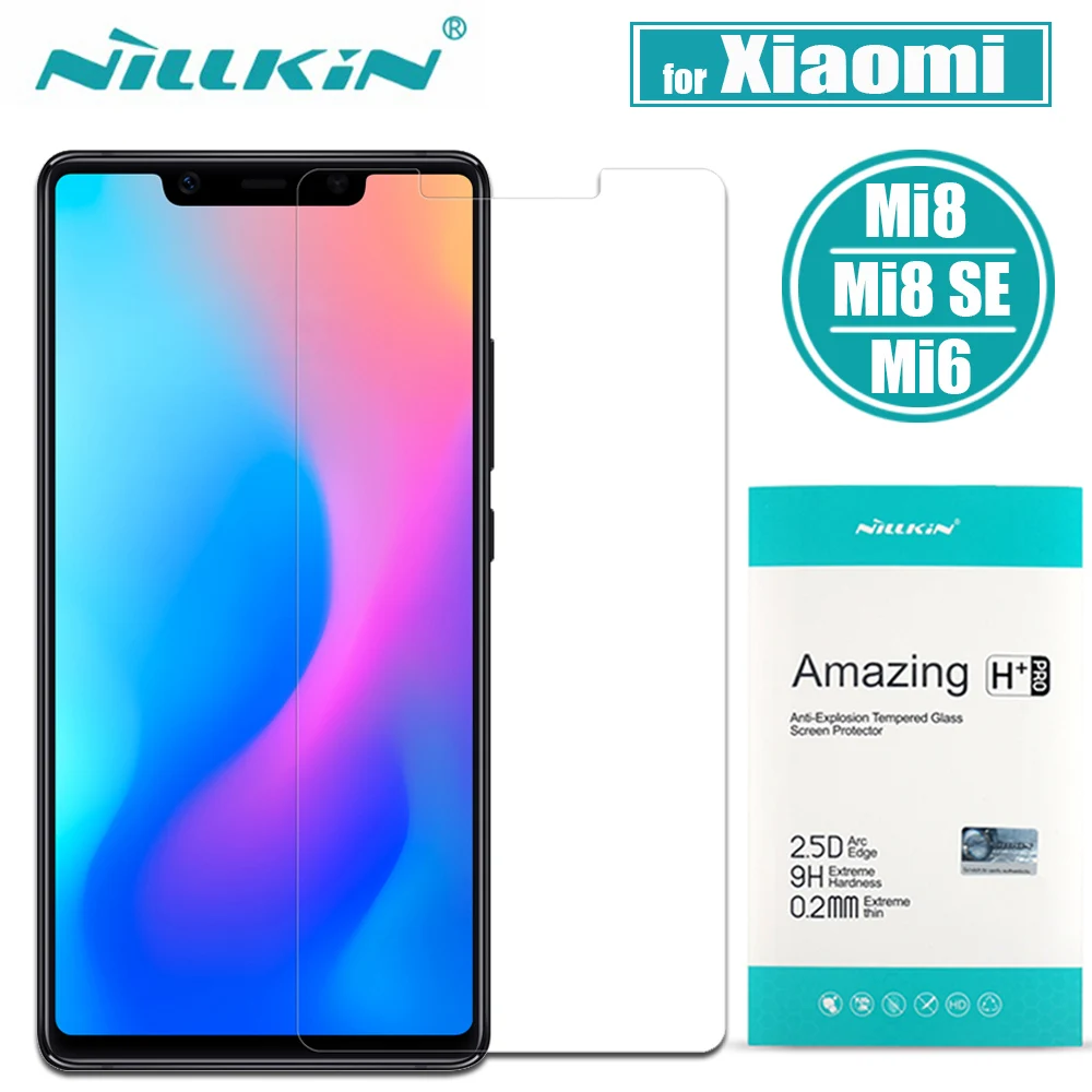 

Xiaomi Mi 9/8 SE Glass Mi 9T Pro Screen Protector Nillkin Clear Safety Protective Glass Flim for Xiaomi 6X/A2/6/Mix3 on Mi8 Lite