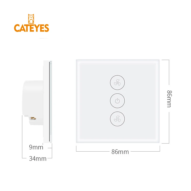 Умный потолочный выключатель Cateyes Tuya Wi Fi ЕС дистанционное управление через