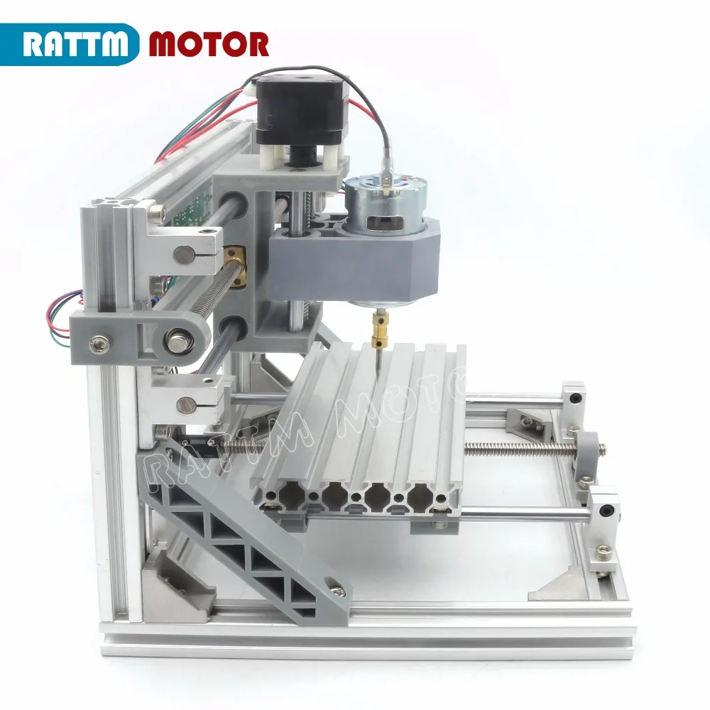 DE корабль 1610 GRBL управления DIY мини ЧПУ рабочая зона 160x100x45 мм 3 оси Pcb фрезерный станок, древесины маршрутизатор, v2.4