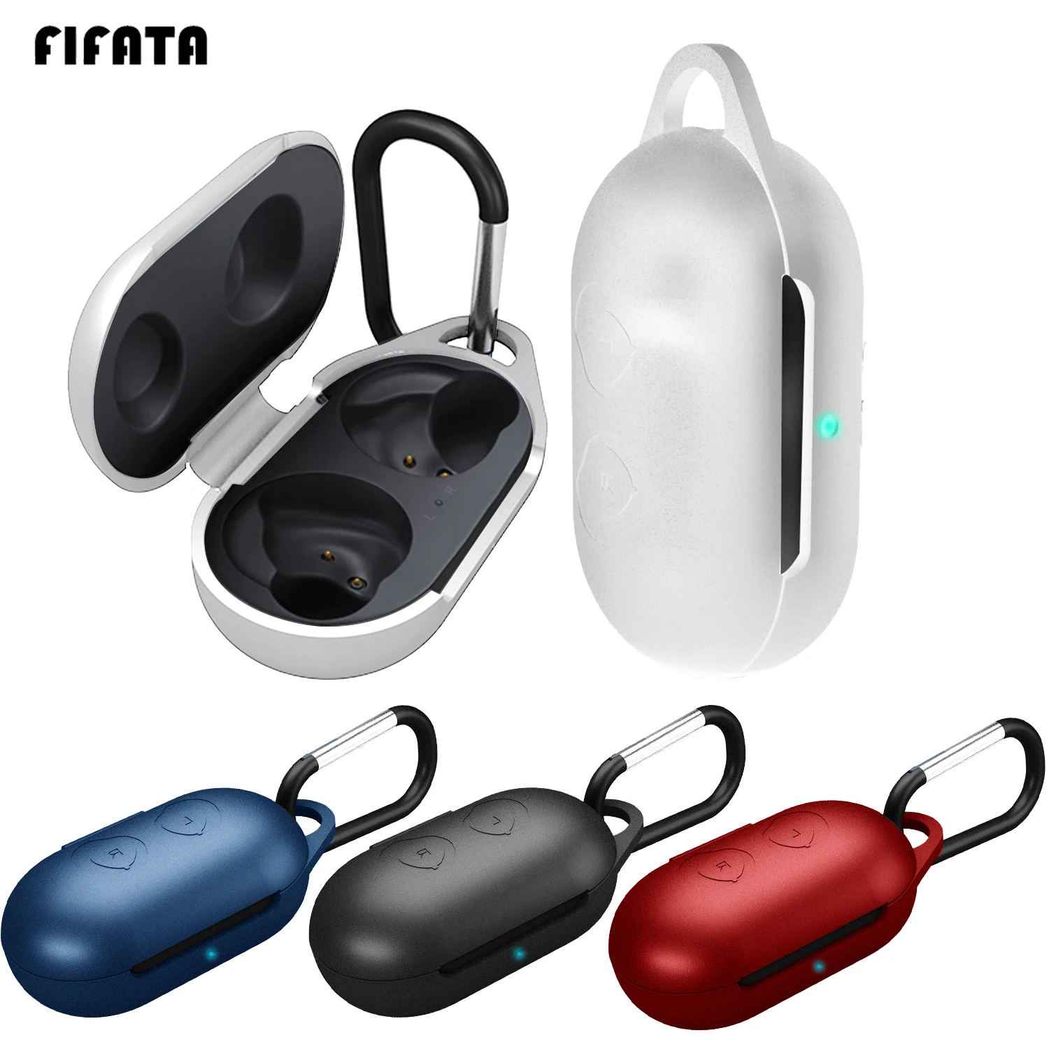 

FIFATA Silicone Full Protective Cover Case For Samsung Galaxy Buds Anti-Shock Sports Bluetooth Earphone Protect Frame Case